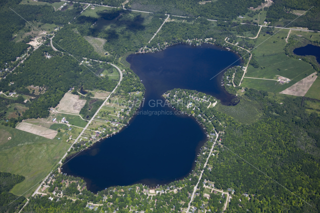 Rifle Lake in Ogemaw County, Michigan